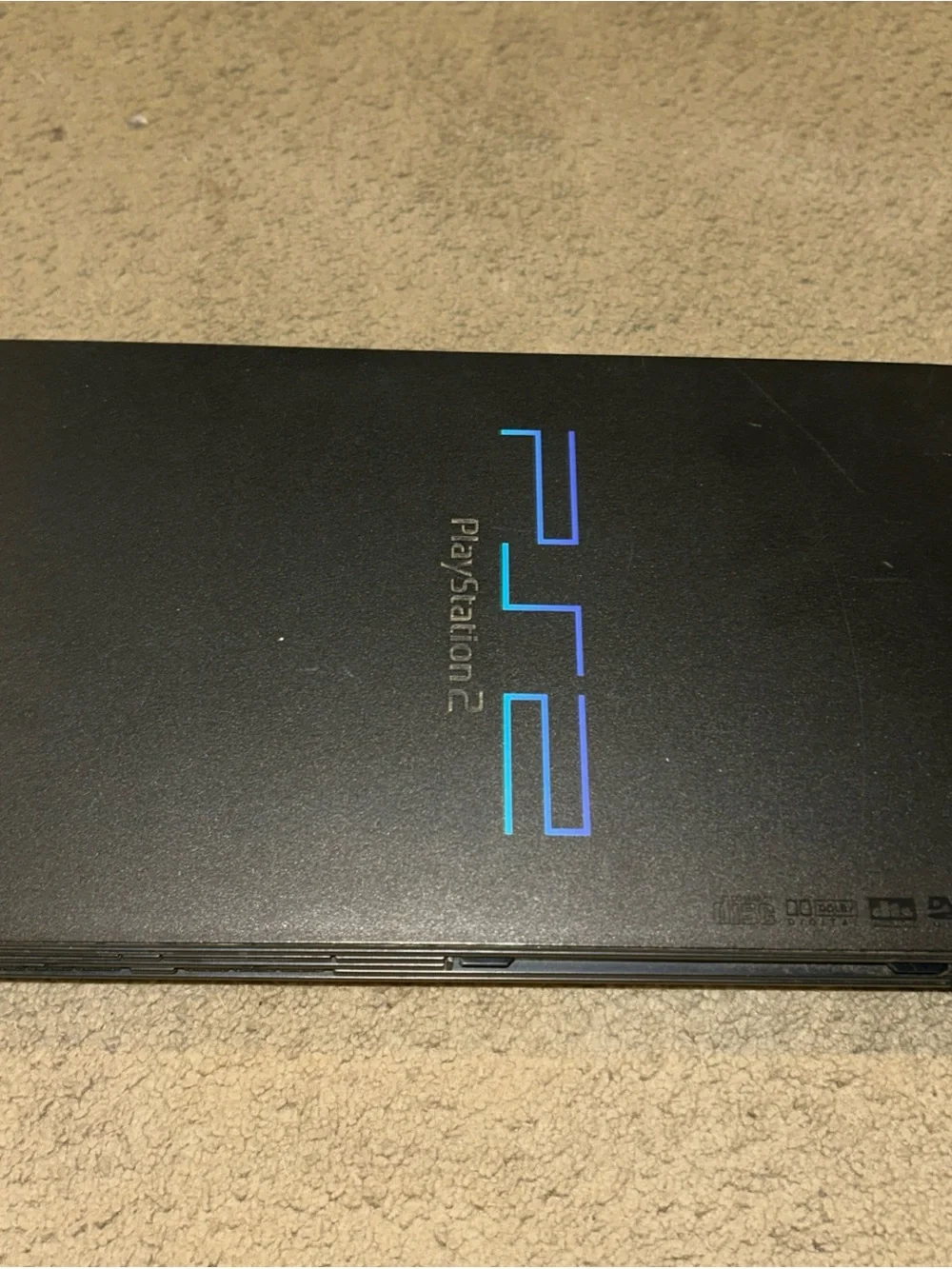Sony PlayStation 2 PS2 Console SCPH 30001 Black Bundle With Cables PARTS ONLY